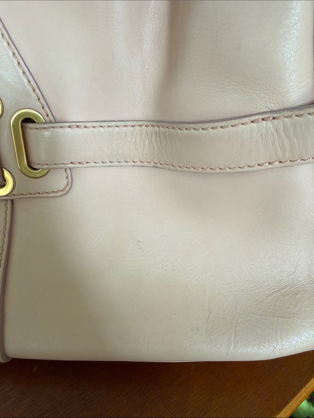 Jimmy Choo Blush Pink Leather Shoulder Bag - Picture 11 of 15